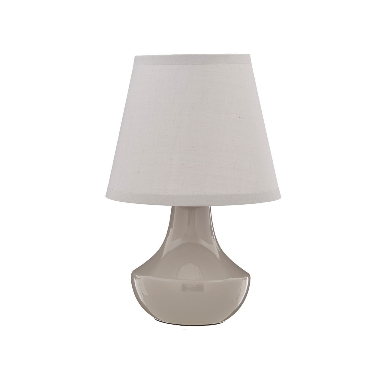 Dale Leisure Pair of Bedside Table Lamps Grey